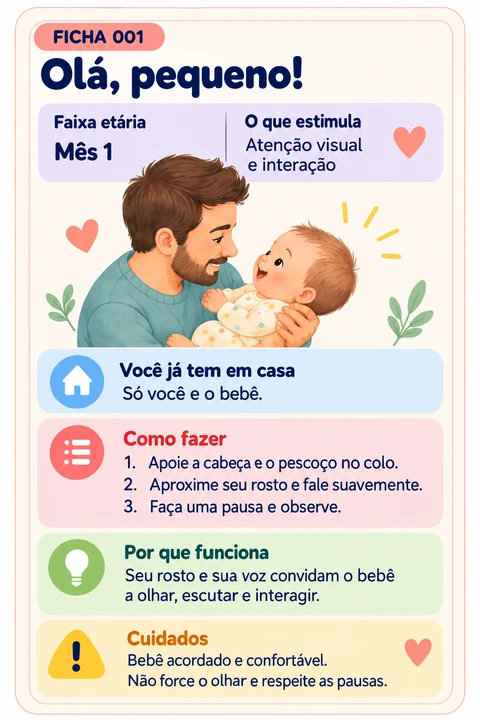 Ficha 001 - Olá, pequeno!