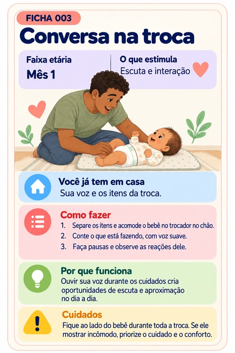Ficha 003 - Conversa na troca
